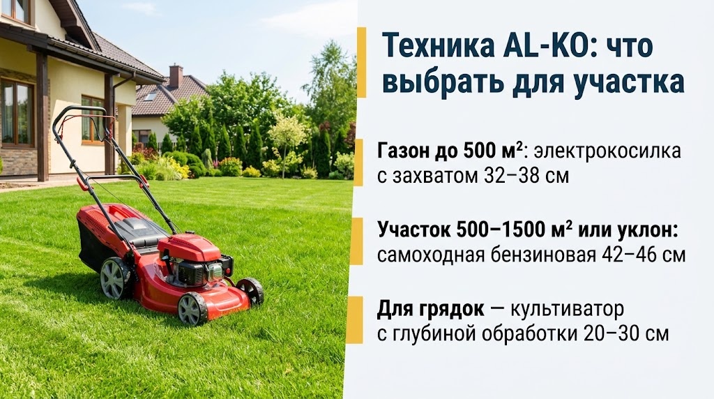 Техника AL-KO: что выбрать для участка