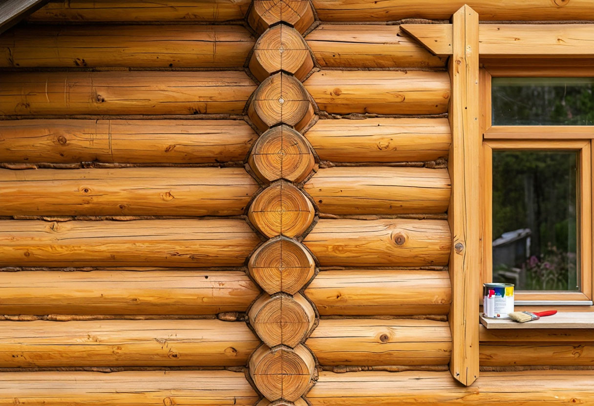 Чем покрасить деревянный дом снаружи: краска или лазурь