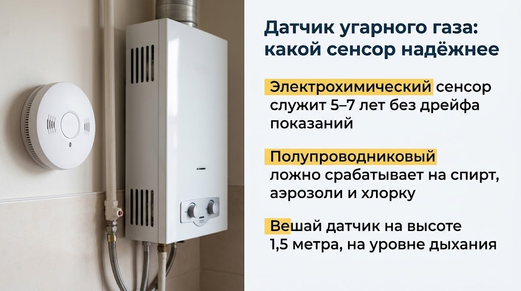 Датчик угарного газа: какой сенсор надёжнее