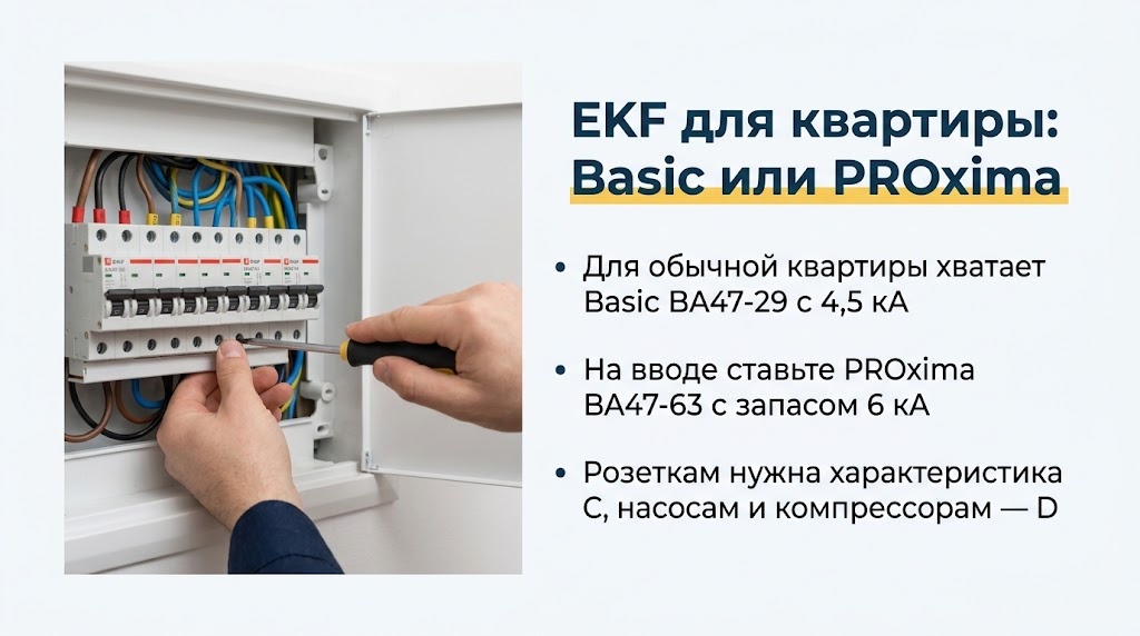 EKF для квартиры: Basic или PROxima