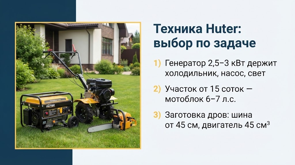 Техника Huter: выбор по задаче