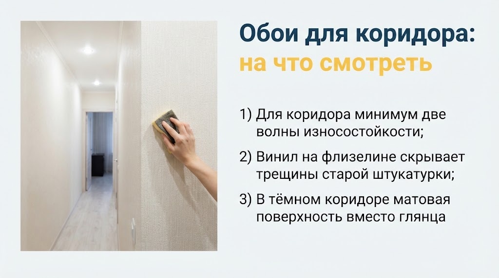 Обои для коридора: на что смотреть