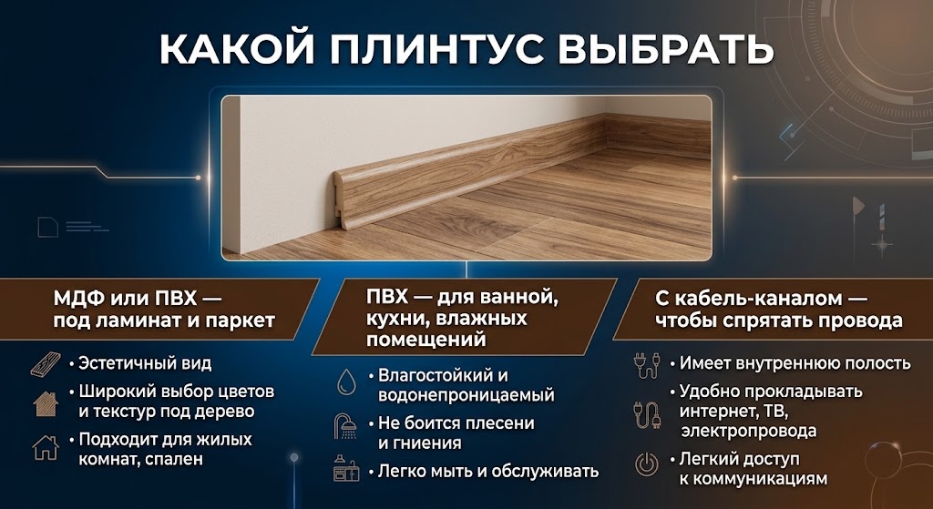 Какой плинтус выбрать
