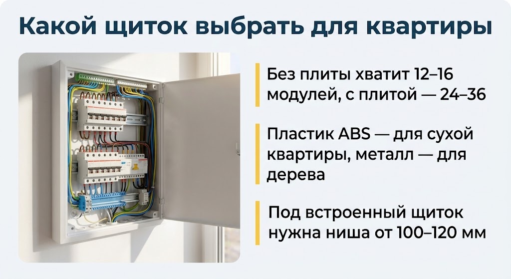 Какой щиток выбрать для квартиры