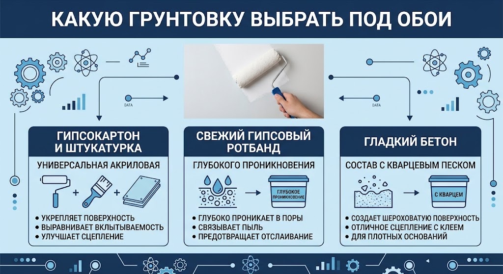 Какую грунтовку выбрать под обои